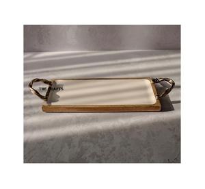 Bandeja de aluminio para servir comida de diseño fantástico, vajilla de calidad de lujo, chocolates y bandeja de comida para uso en bodas - Product Image 5