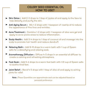 Aceite Esencial de Semillas de Apio para el Cuidado del Cabello - Product Image 5