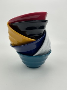 Juego de cubiertos de plástico PET de cinco tipos de seis colores a prueba de caídas e irrompibles - Product Image 3