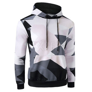 Sudadera con capucha casual de sublimación para hombre todos los días con textura suave de costura duradera y ajuste relajado - Product Image 1