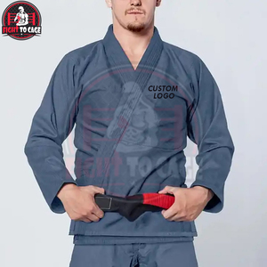 Premium Quality BJJ Uniform Set Breathable Lightweight Stretch Comfortable Fit Printed Martial Arts Wear Polyester Cotton - Product Image 5