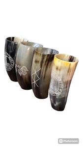 Taza de cuerno para beber Vikingo, taza creativa de cuerno para beber vikingo de vidrio de borosilicato alto/taza de cerveza para vaca - Product Image 2
