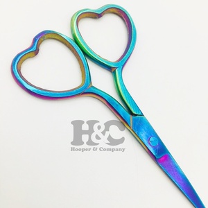 Tijeras para cutículas arcoíris de alto rango, tijeras extra finas, tijeras para cutículas de Punta puntiaguda de acero inoxidable curvo, sostenibles - Product Image 6