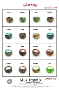 Cuentas de cristal multicolor con destellos dorados de calidad superior para hacer pulseras, cuentas de anillo de aspecto atractivo para la fabricación de joyas - Product Image 5