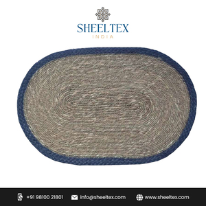 Napperons en coton tressé en jonc de mer naturel de qualité supérieure Vaisselle tissée Boho de luxe Tables à manger Cuisine écologique - Product Image 2