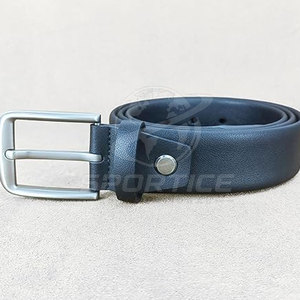 Durable Cow Hide Leather Waistband Adjustable Fastening Smooth Surface Classic Design Waterproof Eco-Friendly Everyday Men Steel - Product Image 2