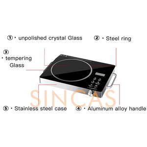 เตาเซรามิกไฟฟ้ากำลังสูง 2200 วัตต์ 110V-220V พร้อมระบบอินเวอร์เตอร์อัจฉริยะและตัวเครื่องสแตนเลส - Product Image 1