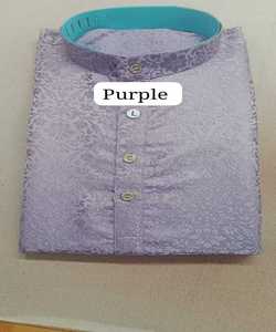 Último estilo pijama tela nueva tendencia pollo corto Kurta invierno Khadi algodón Pijama AchkanBandhgalaSherwani - Product Image 4