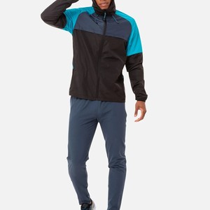 ชุดวอร์มกันลมผู้ชาย ผ้าโพลีเอสเตอร์ไนลอนน้ำหนักเบา กันน้ำ พิมพ์โลโก้ได้ - Product Image 3