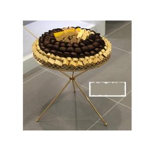 Plateau de service décoratif en chocolat de taille personnalisée, design vintage, fournisseurs d'hôtels et de restaurants, plateau de table décoratif pour mariage - Product Image 3