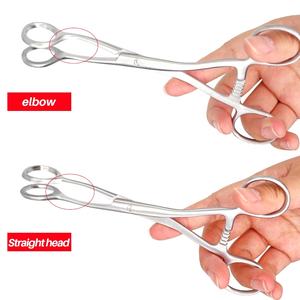 NUEVO Pinza de Sujeción de Lengua Collin de 18 cm |   Acero Inoxidable Quirúrgico de Alta Calidad |   Juego de Instrumentos de Pinzas para Tejidos - Product Image 6