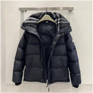 Chaqueta Cortavientos Casual de Invierno para Hombre con Logotipo Personalizado, Tallas Grandes, Color Liso Teñido, con Capucha, Cierre Frontal con Cremallera, Transpirable - Product Image 5