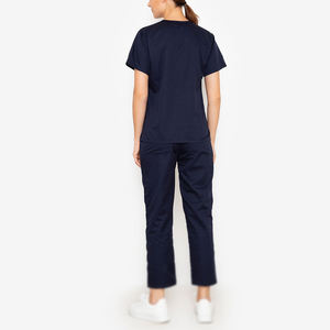 Uniformes de gommage pour infirmière médicale avec poches Offre Spéciale nouveaux designs Logo personnalisé OEM anti-rides ensembles d'uniformes de gommage pour hôpitaux - Product Image 3