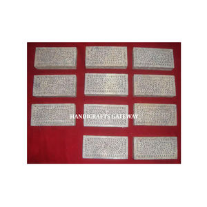 Joyero de esteatita de diseño creativo, rectangular, hermoso, tallado a mano, última producción, tallado, varios, mayorista indio superior - Product Image 1