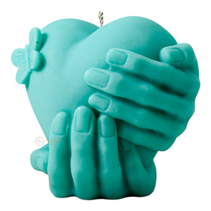 Heart Butterfly Design Soy Wax Candles Unique Novelty Decorative Candle for Festivals Weddings Christmas Bars for Holiday Events - Product Image 1