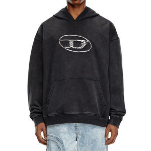 Nouvelle arrivée 100% coton éponge français Vintage lavage personnalisé imprimé Logo sweat à capuche éponge française pour hommes - Product Image 3