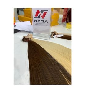 Extensions de cheveux humains vietnamiens à ruban adhésif, ondulation naturelle, cheveux vierges de haute qualité, double trame, brillants et doux, meilleur prix - Product Image 1