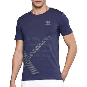 Camiseta 2025 Estilo OEM, Camiseta de Algodón y Poliéster, Camiseta Masculina Más Popular en Venta, Precio de Mayoreo - Product Image 1