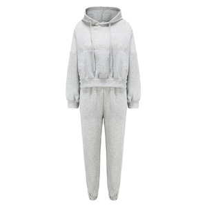 Sweat à capuche chaud et pantalon pour femmes costume grand costume de sport ensemble de tenue de travail un survêtement pour femmes costumes formels pour filles - Product Image 1