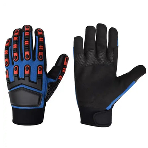 Gants de conducteur en cuir de vachette non doublés TPR Impact Protective Safety Caractéristiques Anti-impact Outdoor Luvas De Condutor De Impacto - Product Image 4