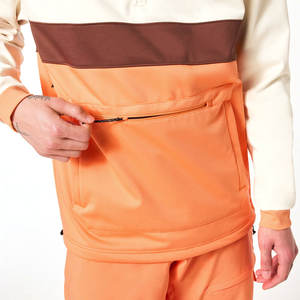 Sweat à capuche d'hiver en tissu doux 100% polyester de haute qualité, mélange de coton, couleur unie, manches longues, avec design personnalisé, teinture unie - Product Image 6