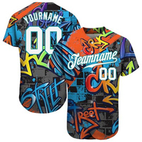Polyester personnalisé pour hommes maille vierge chemises boutonnées décontractées séchage rapide sublimation sport d'équipe actif uniforme maillot de baseball
