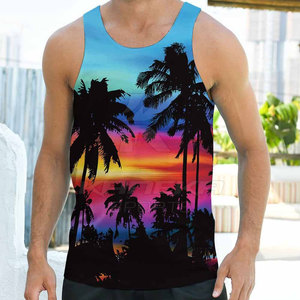 Made in Best Material Men Tank Top Custom Logo Design Breathable Quick Dry Polyester/Cotton High Quality Hot Selling Best Price - Product Image 3