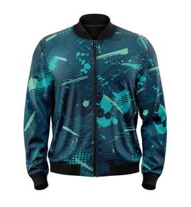 Nueva chaqueta acolchada Diseño personalizado Hombres Bomber Jacket MA-1 Slim Fit Lightweight Windbreaker - Product Image 5