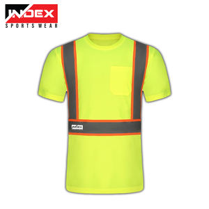 Overol de seguridad de alta visibilidad con rayas reflectantes, ropa de trabajo de construcción Unisex de secado rápido de poliéster de manga larga - Product Image 3