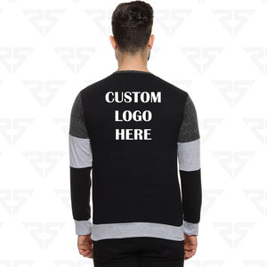Camiseta de ajuste regular de manga larga con bloques de color gris para hombre Ajuste cómodo y alto rendimiento para uso diario - Product Image 3