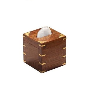 Caja de pañuelos de madera de acacia, caja de pañuelos de madera de tamaño personalizado más vendida al precio más bajo - Product Image 4