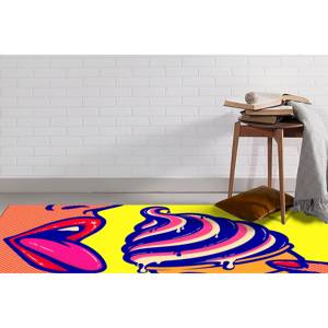 Tapis imprimé Pop Art abstrait pour femme, pour décoration moderne de la maison, tapis en velours - Product Image 2