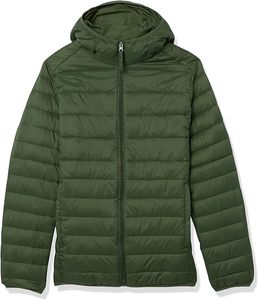 Veste matelassée Rip-Stop en nylon chaude pour hommes, style High Street, à capuche avec col montant et revêtement formel à la mode pour l'hiver - Product Image 1
