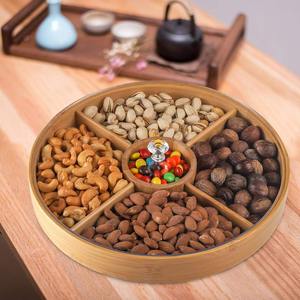Bandeja de Madera Ecológica para Almacenar Frutos Secos, Caja de Regalo para Fiestas - Product Image 6