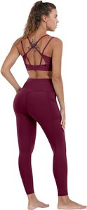 Wholesale <b>Leggings</b> <b>with</b> <b>Pockets</b> for Women, <b>High</b> <b>Waisted</b> Tummy Control Workout Yoga Pants - Product Image 4