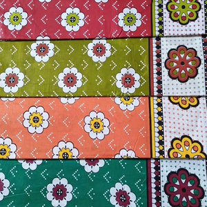 Tela con estampado de cera Africana Khanga 45 ancho 100% algodón textil para ropa - Product Image 1