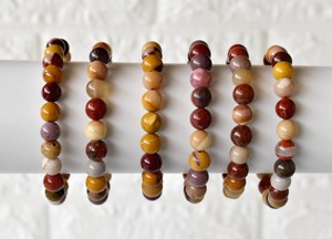 Wholesale Selling Mookaite Premium Natural 8mm Round <b>Healing</b> <b>Bracelet</b> for Meditation Jewelry - Product Image 3