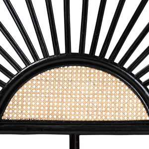 Black Sun Flower Luxury <b>Vintage</b> Rattan <b>Headboard</b> Rattan Bedhead Wicker Arched <b>Headboard</b> from Vietnam Wholesale in Bulk - Product Image 3