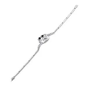Pulsera de Mujer con Diamantes y Baño de Rodio en Oro de 14k - Joyería Delicada - Product Image 2