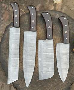 Juego de Cuchillos de Cocina Chef de 5 Piezas, Acero de Damasco, Duraderos, Ecológicos, con Mango de Micarrta, Premium OEM - Product Image 6