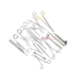 Kit Básico de Esterilización Veterinaria de 19 Piezas, Juego de Instrumentos Quirúrgicos Profesionales de Acero Inoxidable Alemán Reutilizable para Operaciones de Mascotas SIGAL - Product Image 5