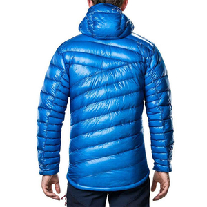 Veste matelassée d'hiver pour homme sur mesure ODM OEM, en tissu de laine enduit, à capuche, col montant, écologique, coupe-vent et chauffante - Product Image 6