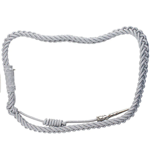 Service OEM – Aiguillettes d'uniforme d'officier cérémoniel personnalisées couleur or avec deux pointes dorées - Product Image 4