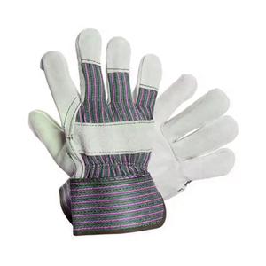 NUEVO OEM con MOQ bajo Hombres y mujeres Guantes de trabajo de cuero de vaca de seguridad Antideslizante e ignífugo para construcción y soldadura - Product Image 3