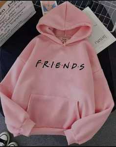 Sweat à capuche surdimensionné vintage 100 % coton, broderie personnalisée OEM, séchage rapide, coupe-vent, imprimé sur le devant, pour femme, style français - Product Image 4