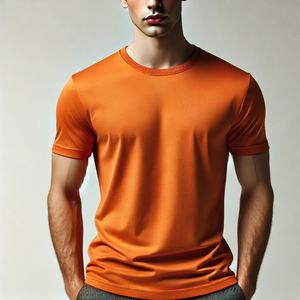 Camisetas de tendencia para hombre para mujer, diseño personalizado, 240 gramos, peso de tela, estilo Formal, estampado de logotipo frontal, camisas informales OEM - Product Image 3