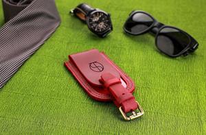 Etiqueta de equipaje de cuero suave de las mejores ventas personalizada de cuero genuino de venta directa de fábrica para etiquetas de viaje - Product Image 5