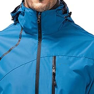 Manteau de veste de pluie d'extérieur imperméable avec logo personnalisé nouveauté vestes de pluie à capuche pour hommes coupe-vent fabriqué par Dress Sports - Product Image 2