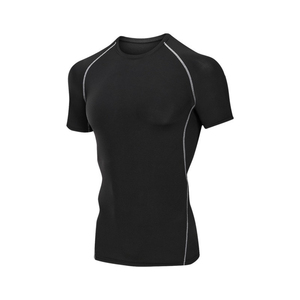T-shirts de compression pour hommes Gym Workout Fitness Training Athletic Base Layer Quick Dry Respirant Anti-Bacterial Sports Top Spring - Product Image 3