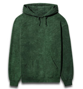 Sudadera con capucha de pasamontañas con cremallera Vintage Estampado de moda Sombrero doble Diseño resistente al frío Sudaderas con capucha de lavado ácido básicos, sudaderas con capucha mezcladas de algodón - Product Image 1